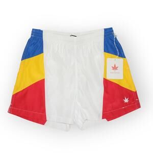 NEW Medium BOAST USA Side Bar Court Shorts Tennis Surf Gym 4"